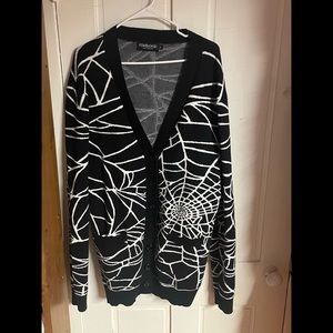 Foxblood Cobwebs Cardigan